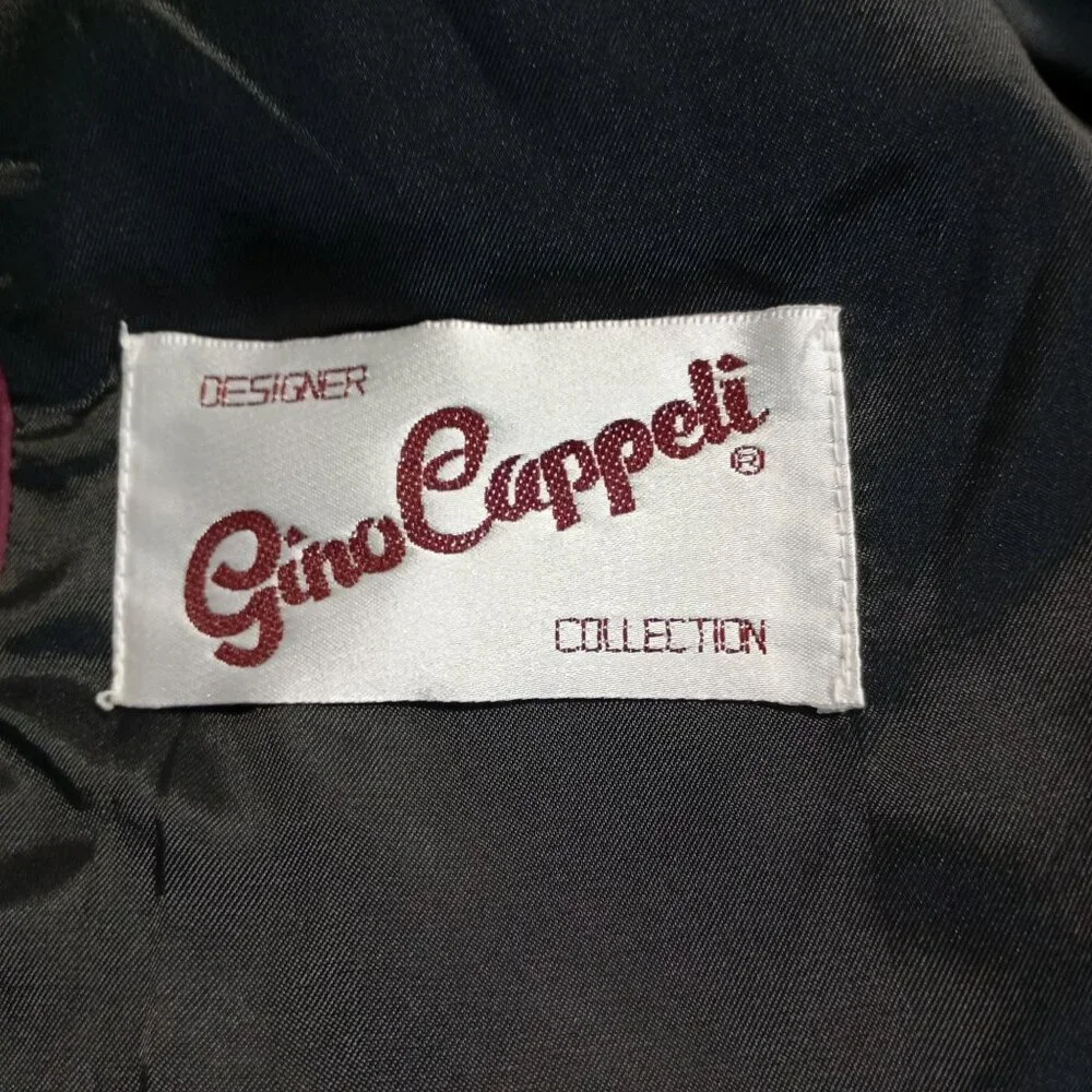 Gino Cappelli Blazer Jacket Sz 42S Men Black & White Glen CheckProfessional Wear